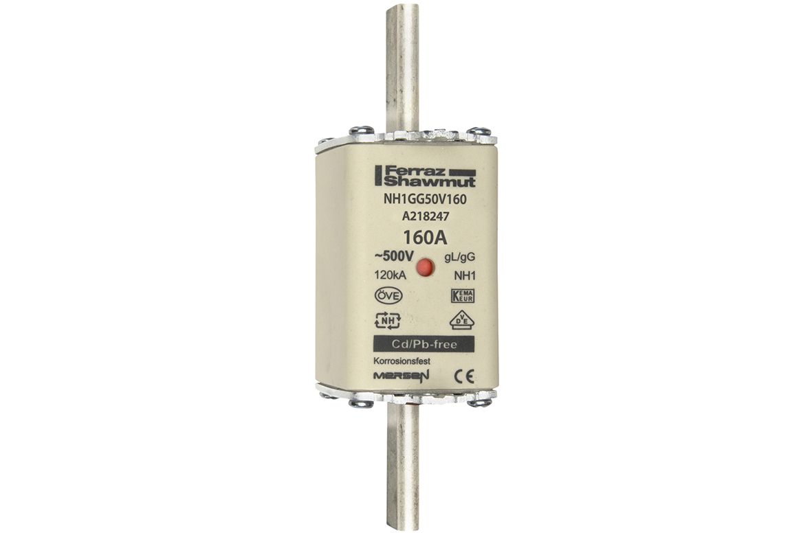 A218247 - NH fuse-link gG, 500VAC, size 1, 160A double indicator/live tags